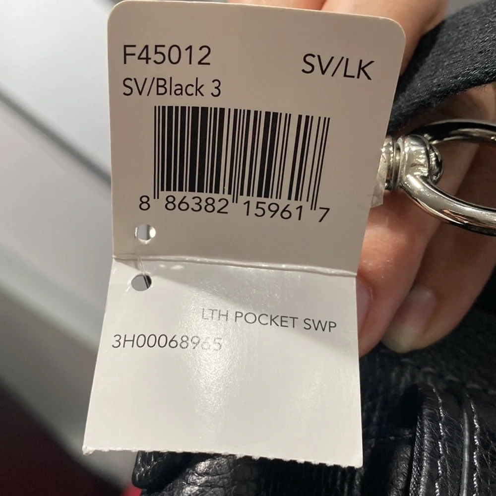 COACH Pebbled Leather Small Crossbody Bag with Turn-Lock Closure Bag F45012 - Picture 3 of 3